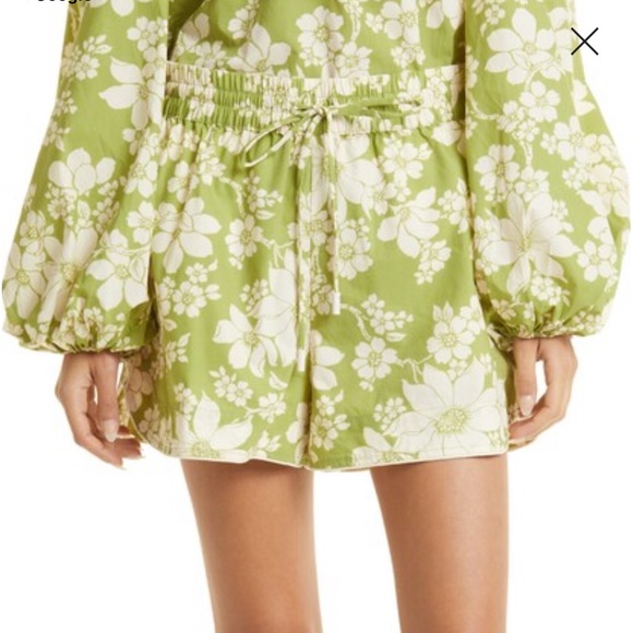 ALÉMAIS Leisa Floral Organic Cotton Shorts - Picture 3 of 9